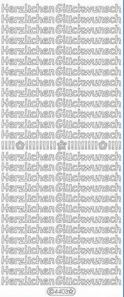 Sticker Herzlichen Glückwunsch